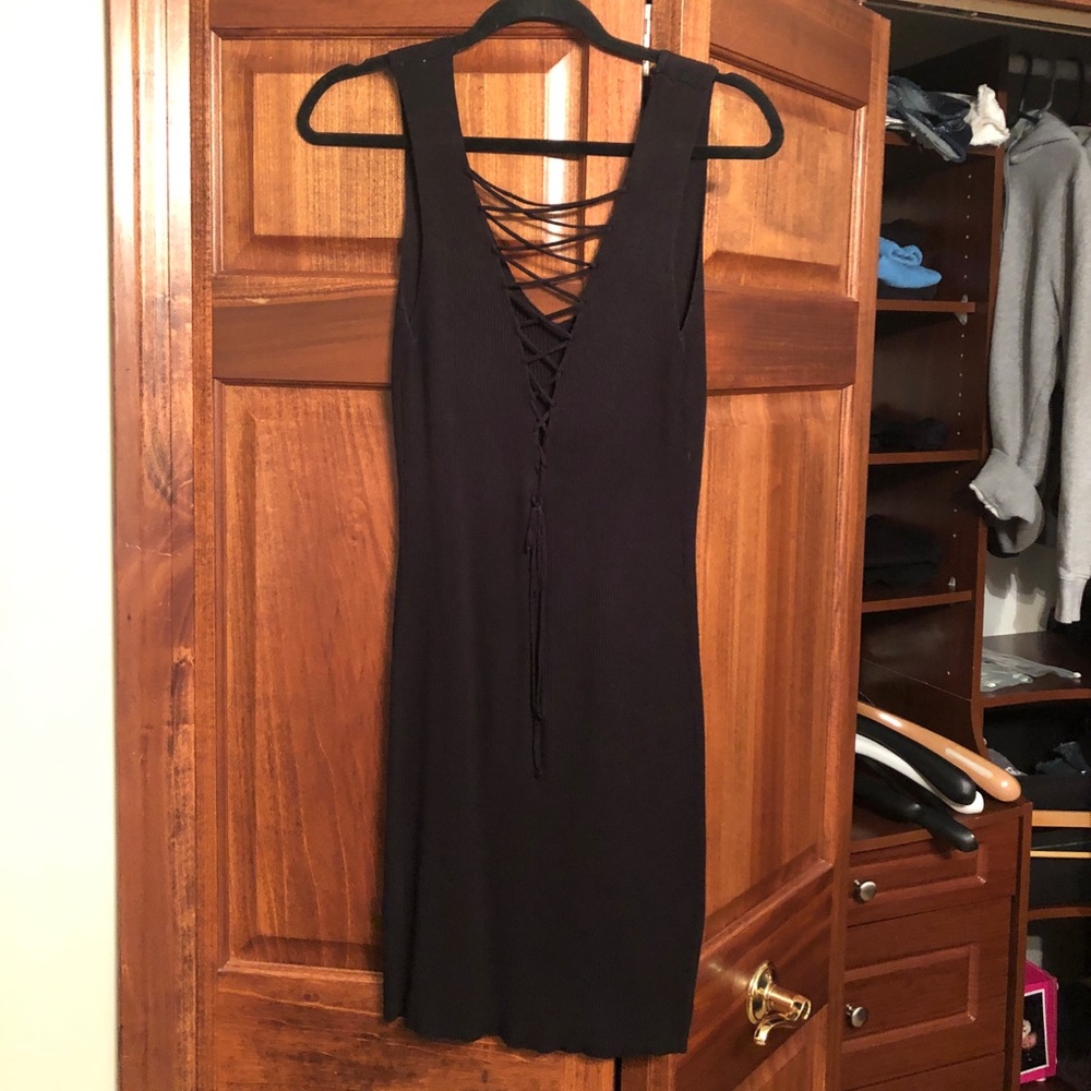 Bodyckn lace up dress.